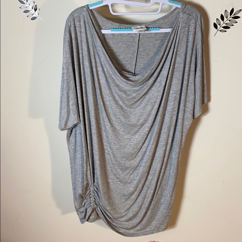 Jaclyn Smith collection Grey Top size XL - Picture 6 of 8